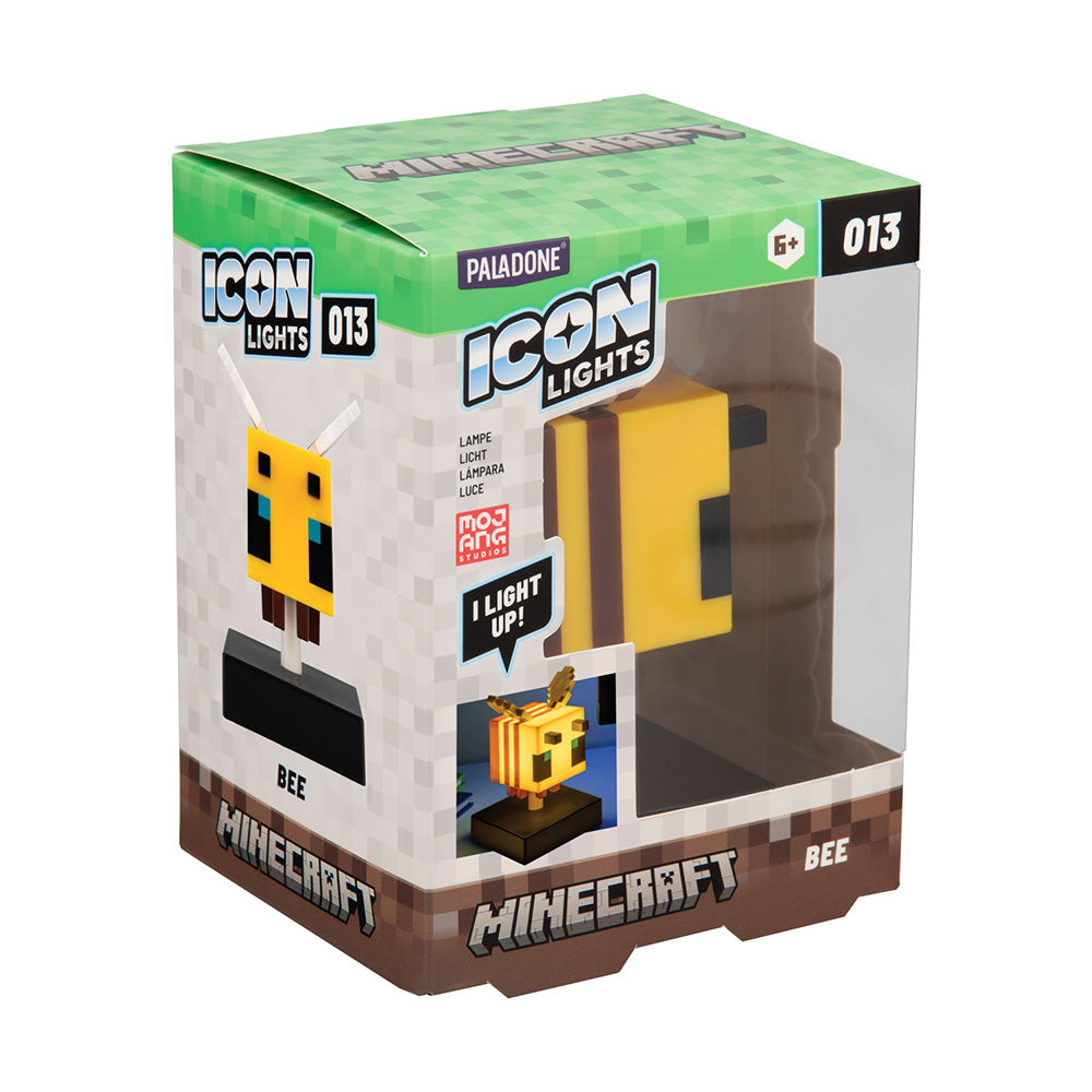 Paladone Icons Minecraft Bee Light Διακοσμητικό Φωτιστικό LED Μέλισσα 10 εκ