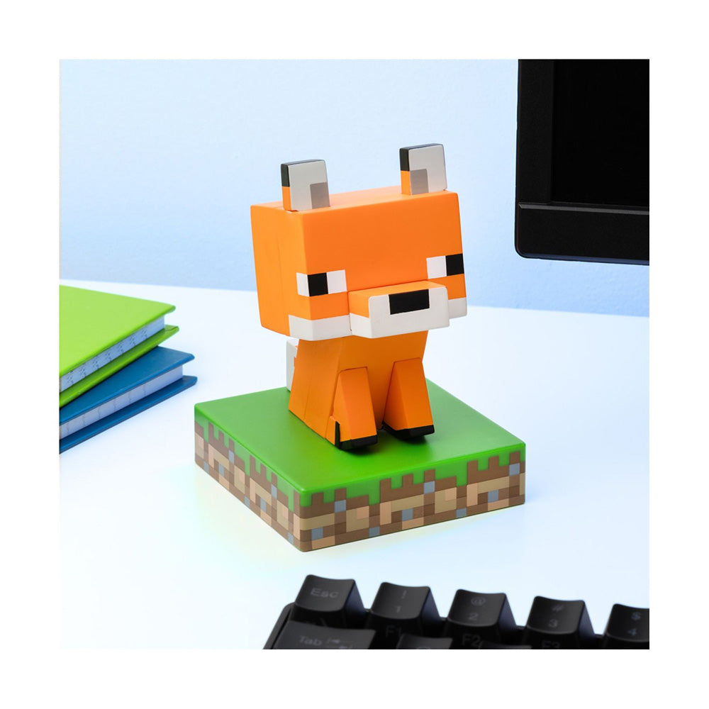 Paladone Icons Minecraft Fox Light Διακοσμητικό Φωτιστικό LED Αλεπού 11 εκ