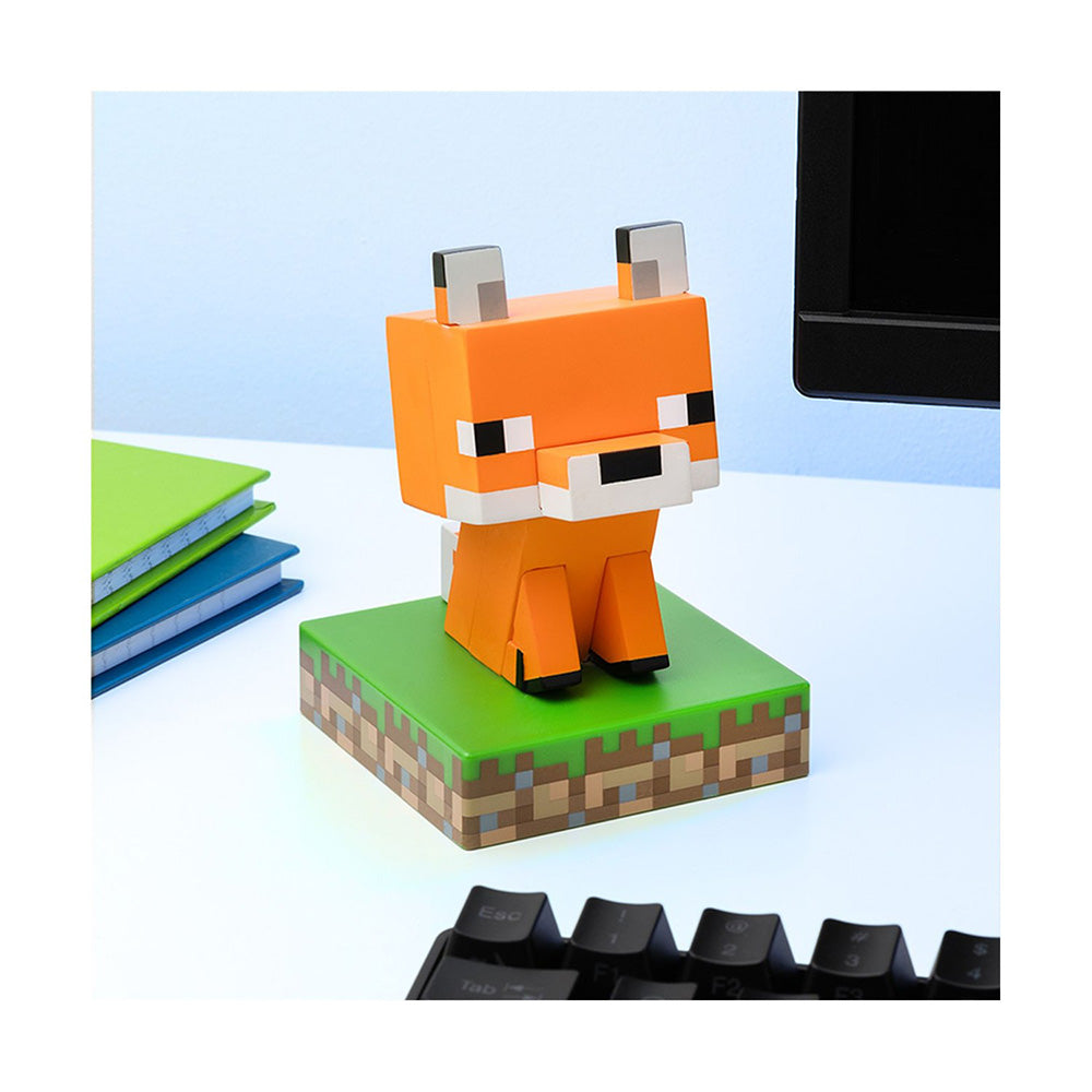 Paladone Icons Minecraft Fox Light Διακοσμητικό Φωτιστικό LED Αλεπού 11 εκ