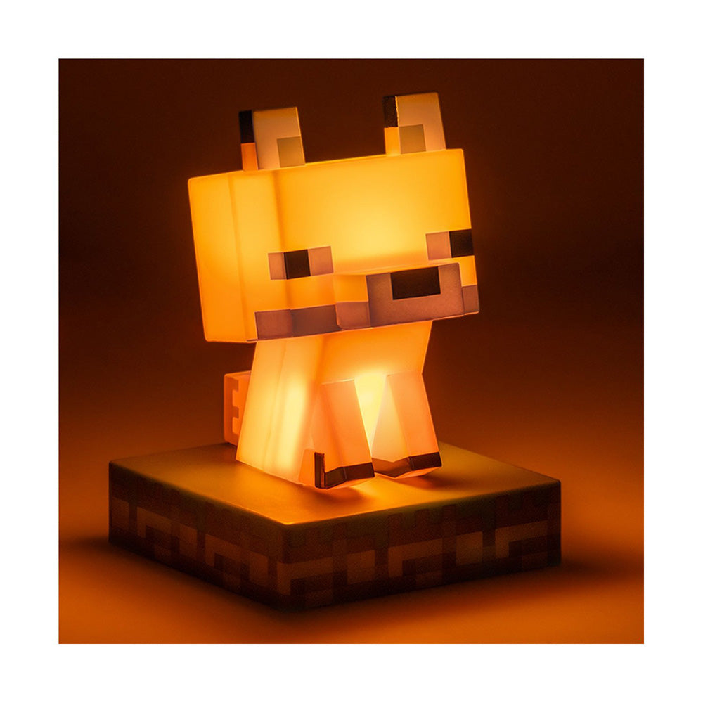 Paladone Icons Minecraft Fox Light Διακοσμητικό Φωτιστικό LED Αλεπού 11 εκ