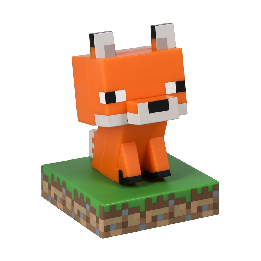 Paladone Icons Minecraft Fox Light Διακοσμητικό Φωτιστικό LED Αλεπού 11 εκ
