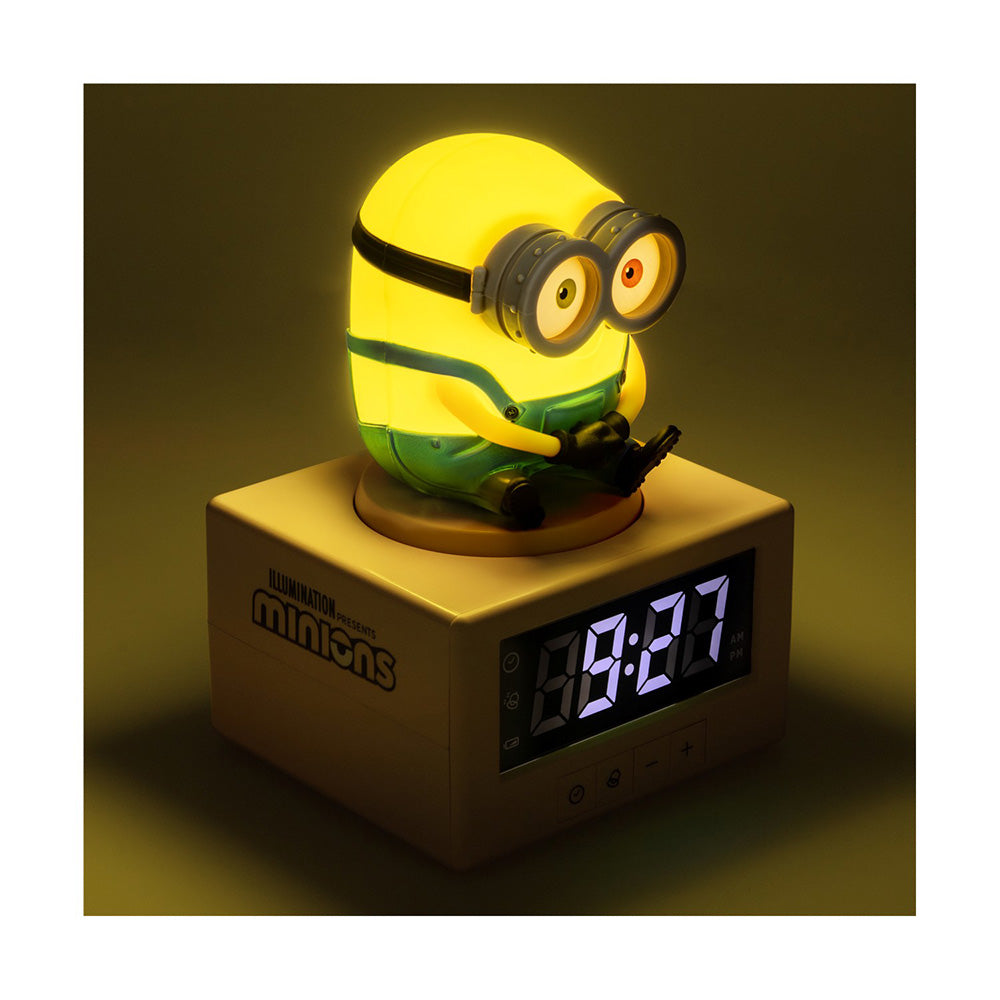 Paladone Icons Minions Bob Alarm Clock Ψηφιακό Ρολόι Ξυπνητήρι με Φωτάκι Νυκτός 14 εκ