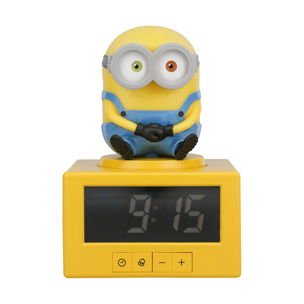 Paladone Icons Minions Bob Alarm Clock Ψηφιακό Ρολόι Ξυπνητήρι με Φωτάκι Νυκτός 14 εκ