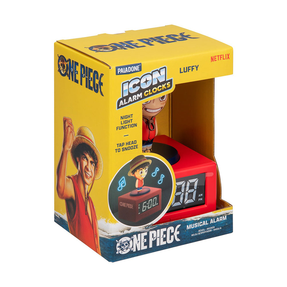 Paladone Icons One Piece Luffy Alarm Clock Ψηφιακό Ρολόι Ξυπνητήρι με Φωτάκι Νυκτός