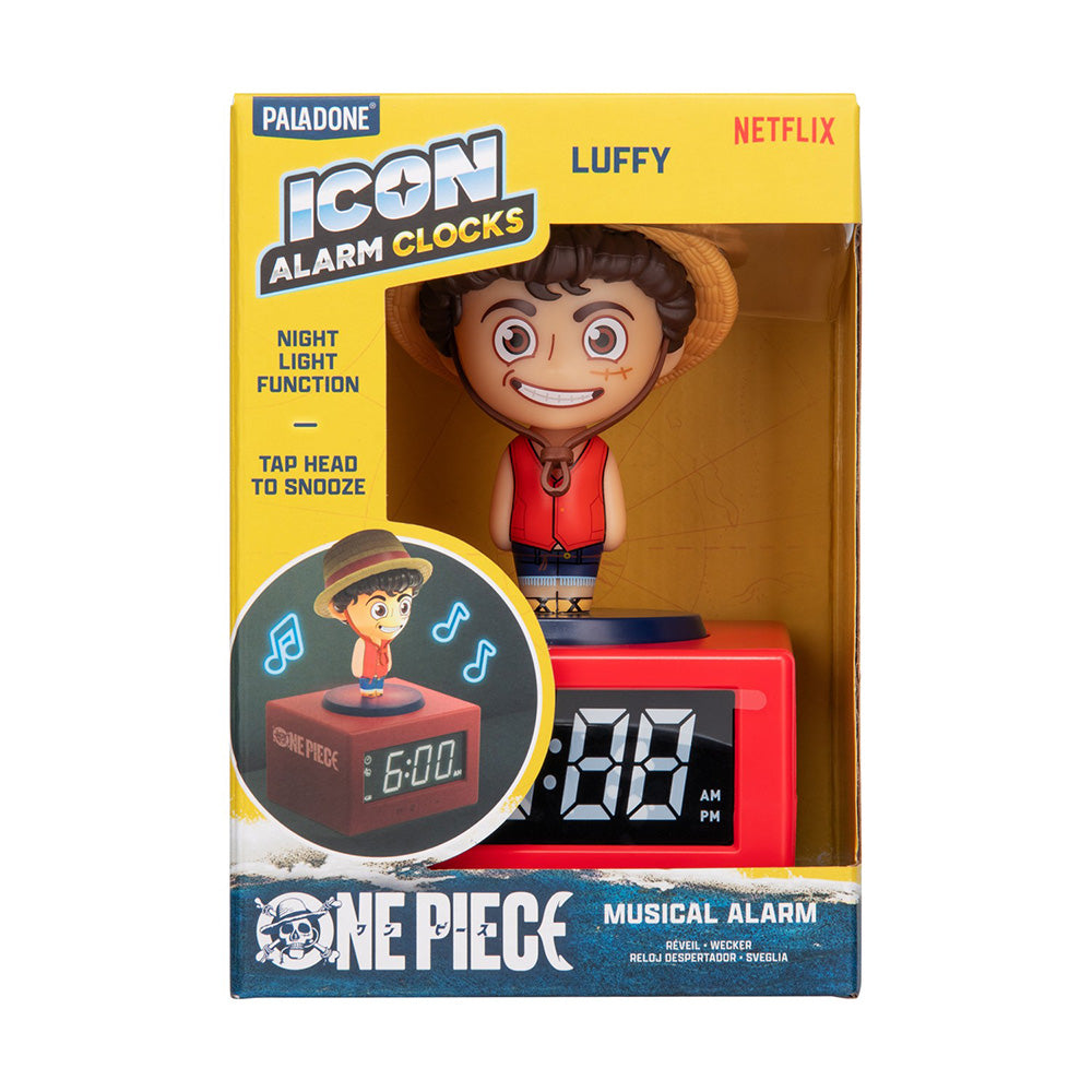 Paladone Icons One Piece Luffy Alarm Clock Ψηφιακό Ρολόι Ξυπνητήρι με Φωτάκι Νυκτός