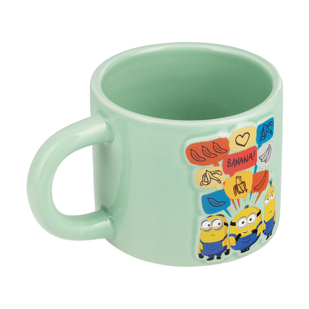 Paladone Minions Embossed Mug Ανάγλυφη Κεραμική Κούπα Πράσινη 400 ml