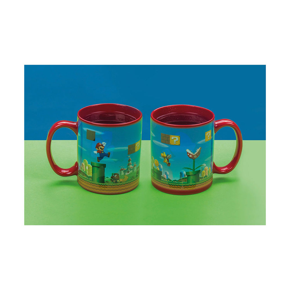 Paladone Nintendo Super Mario Heat Change Mug Κεραμική Κούπα που Αλλάζει Σχέδιο με τη Θερμότητα