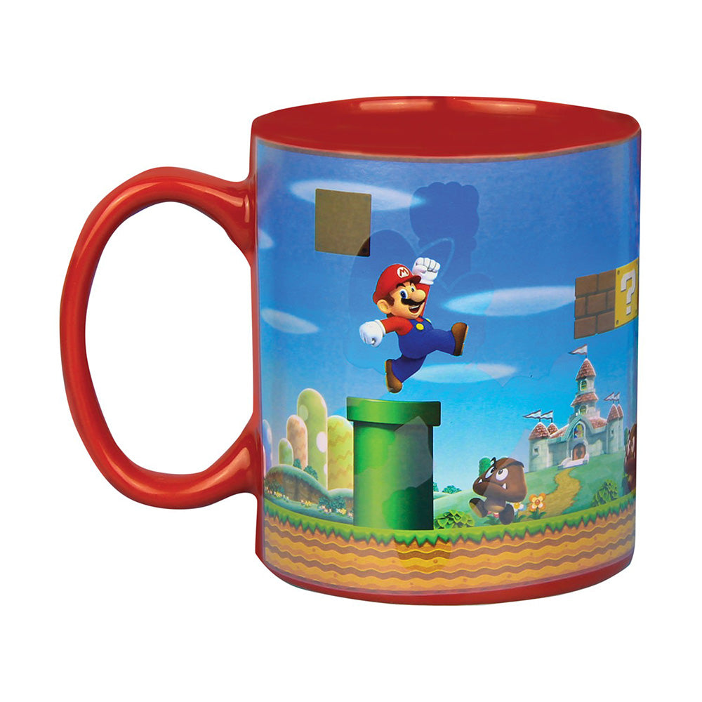 Paladone Nintendo Super Mario Heat Change Mug Κεραμική Κούπα που Αλλάζει Σχέδιο με τη Θερμότητα