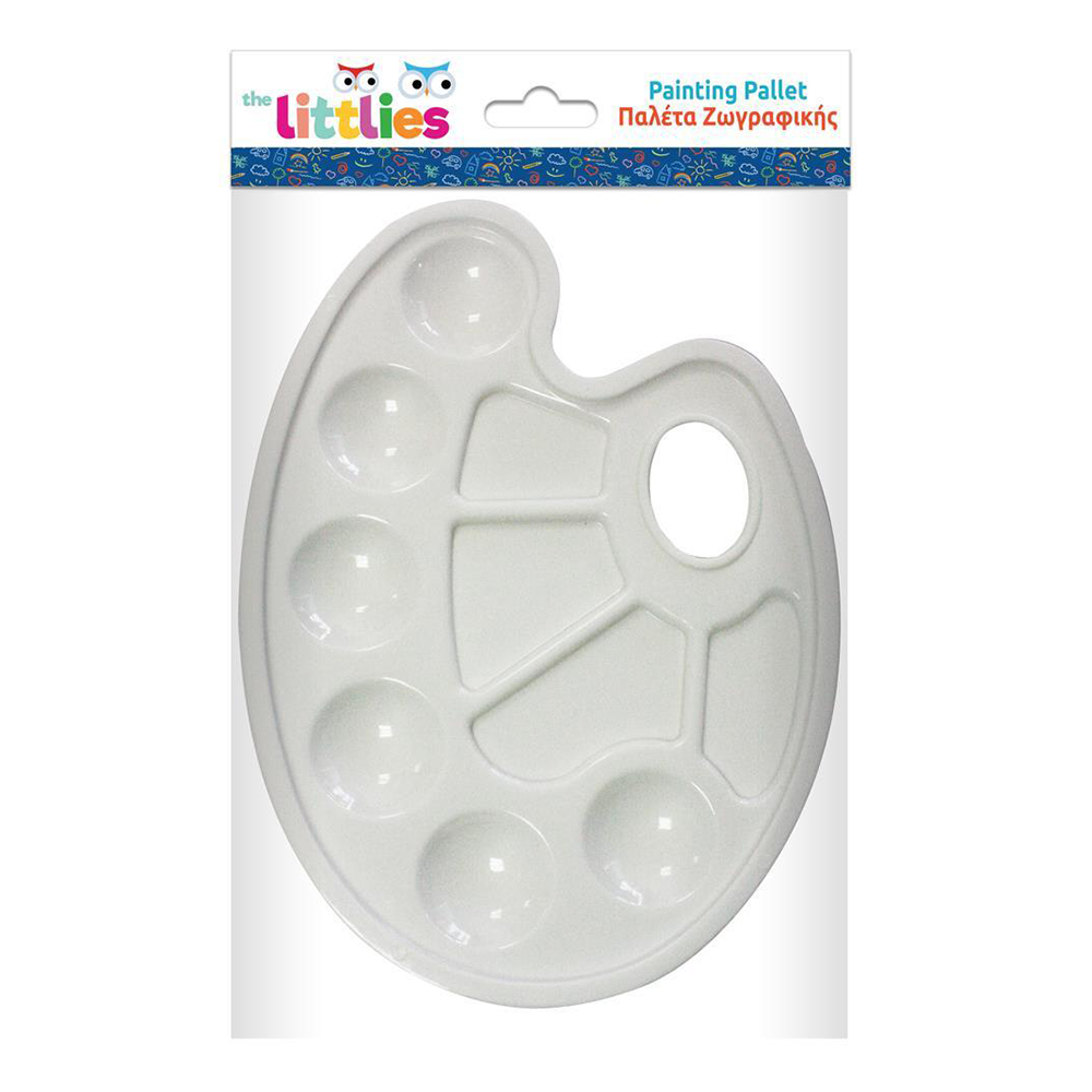 THE LITTLIESThe Littlies Παλέτα Ζωγραφικής Oval Πλαστική 10 Θέσεωνpapell.gr