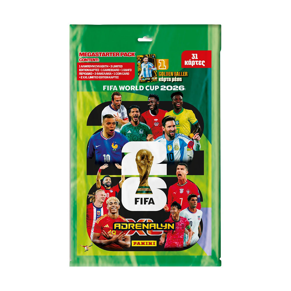 Panini Adrenalyn XL: Fifa World Cup 2026 - Mega Starter Pack Άλμπουμ 