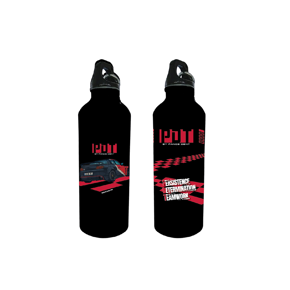 Παγούρι Αλουμινίου Panos Dent 6 Μαύρο 500ml