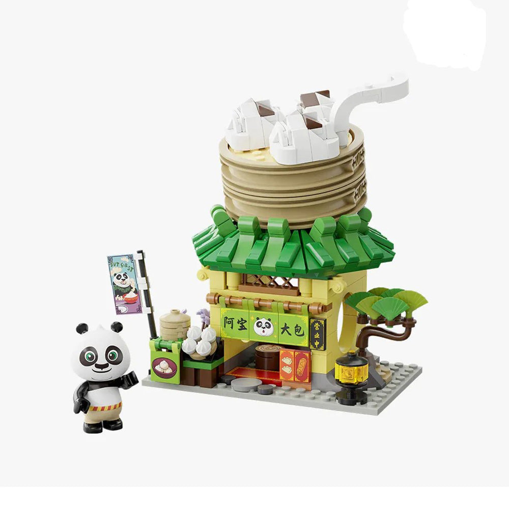 Pantasy Kung Fu Panda Mini Street View Το Μαγαζάκι με Ζυμαρικά του Πο – 195 Τμχ