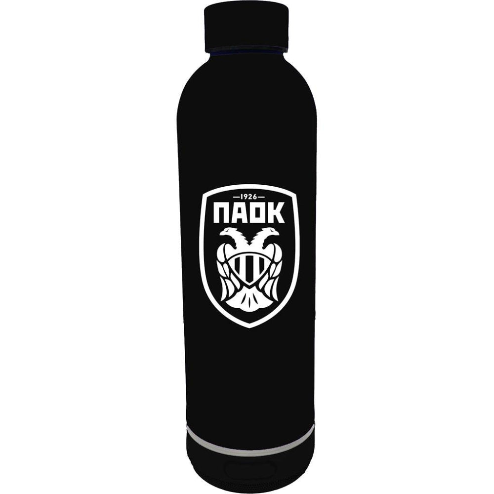Παγούρι Θερμός Ανοξείδωτο με Bluetooth ΠΑΟΚ 7,4x22,2 εκ 500ml