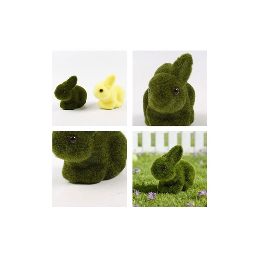 Διακοσμητικό Πασχαλινό Λαγουδάκι Τσόχινο 11 εκ σε 2 Χρώματα - 1 Τμχ