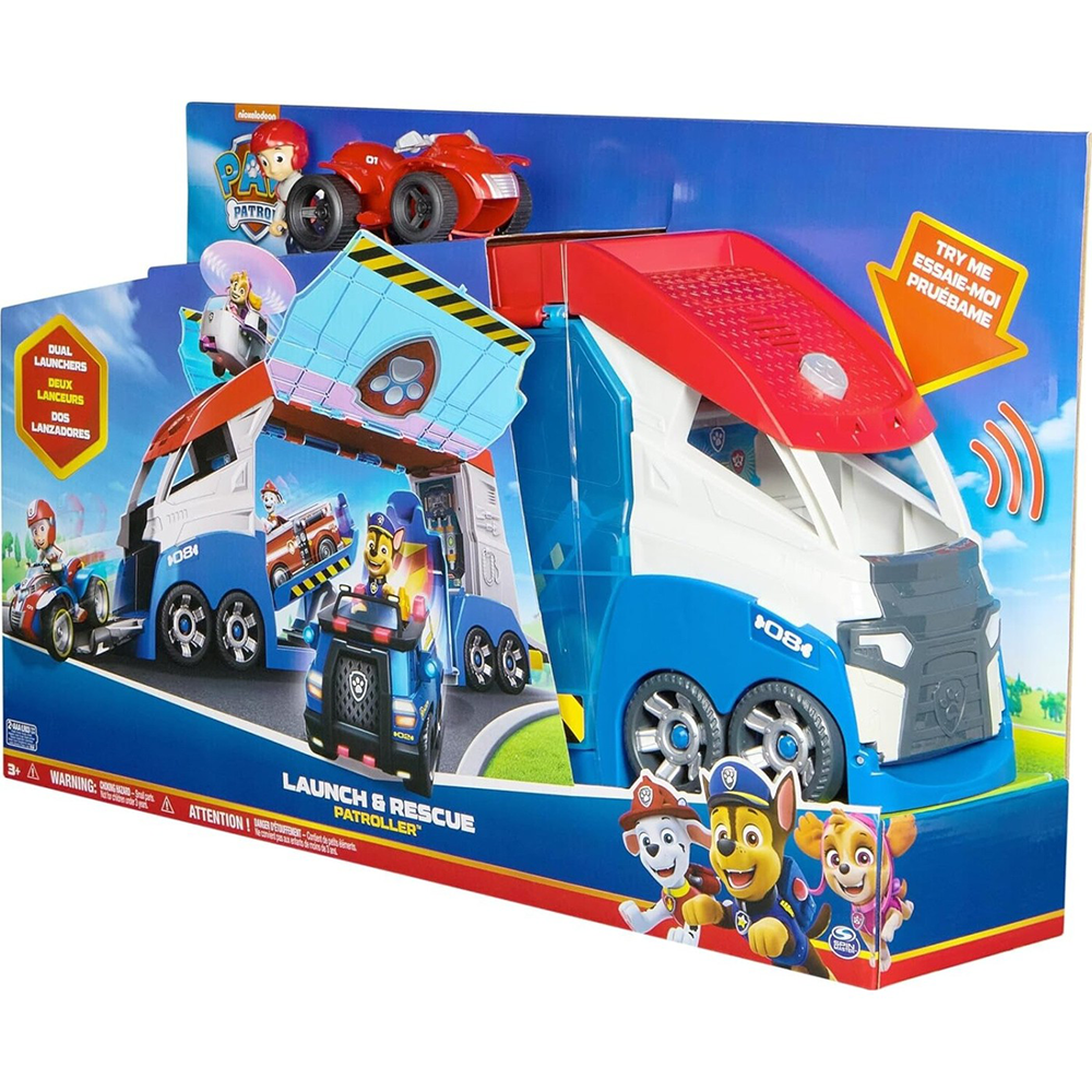 Spin MasterSpin Master Paw Patrol: Launch & Rescue Patroller Vehicle Με Εκτοξευτές Οχημάτων,Φώτα Και ήχουςpapell.gr