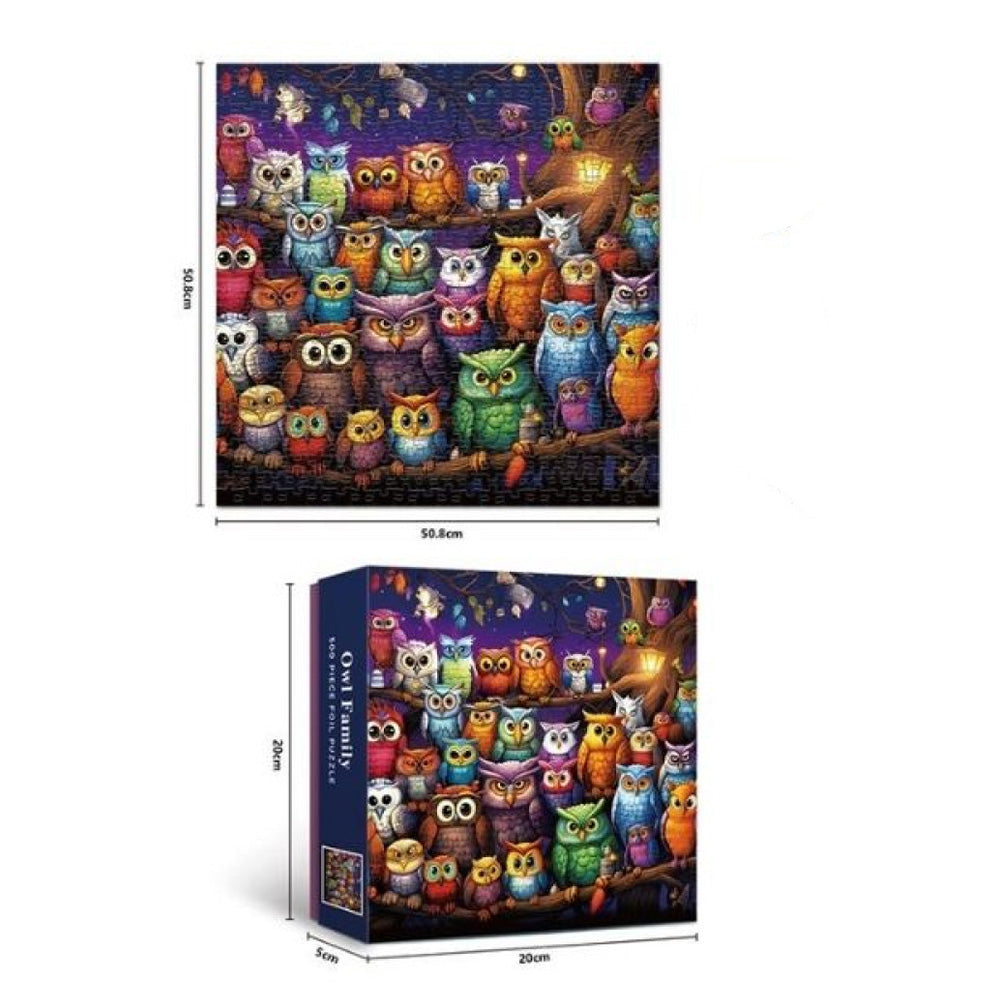 Παιδικό Puzzle Κουκουβάγιες 500 ΤμχΠαιδικό Puzzle Κουκουβάγιες 500 Τμχ