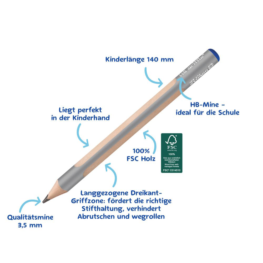 PELIKANPelikan Μολύβι Ξυλο/Λυβο Griffix HB/2/Bpapell.gr