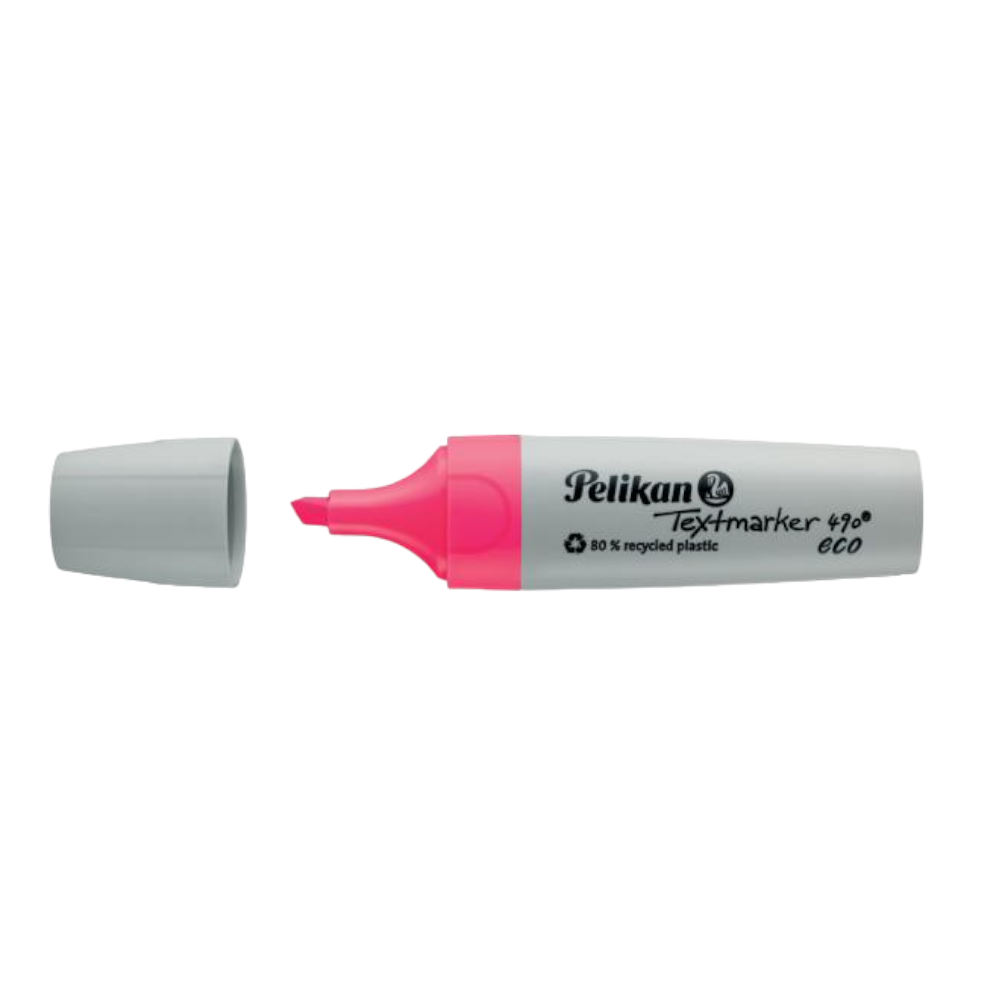 PELIKANPelikan Μαρκαδόρος Υπογράμμισης Textmarker Eco 490 Νέον Ροζpapell.gr