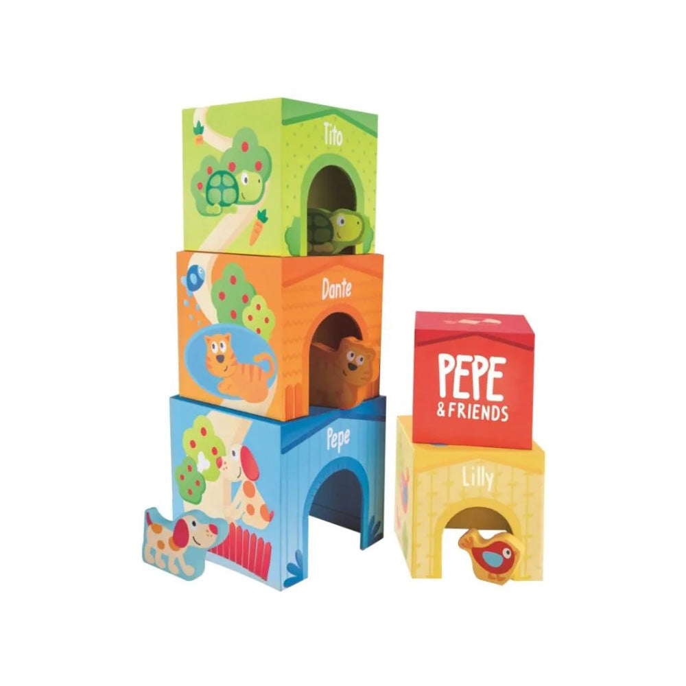 Hape Pepe & Friends Πύργος Ζωάκια Friendship 