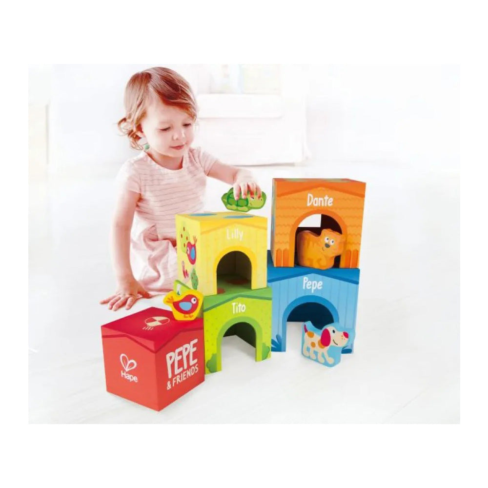 Hape Pepe & Friends Πύργος Ζωάκια Friendship 