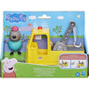 Hasbro Peppa Pig Granddad Dogs Tow Truck Construction Vehicle And Figure Set 
