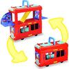 Hasbro Peppa Pig Peppas 2-In-1 Party Bus Playet Με Φιγούρες Και Αξεσουάρ Παιχνιδιών