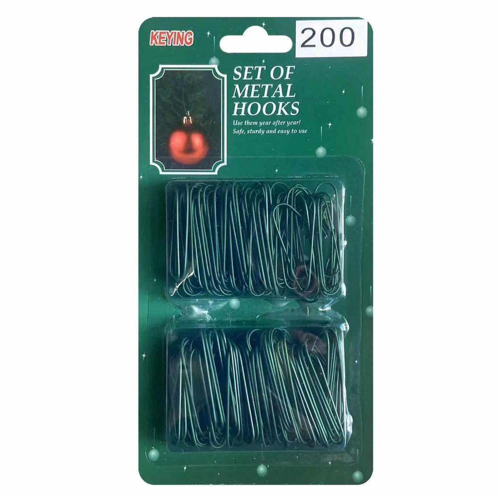 XMASFESTΠιαστράκια Στολιδιών Μεταλλικά 200Τμχ 4εκpapell.gr