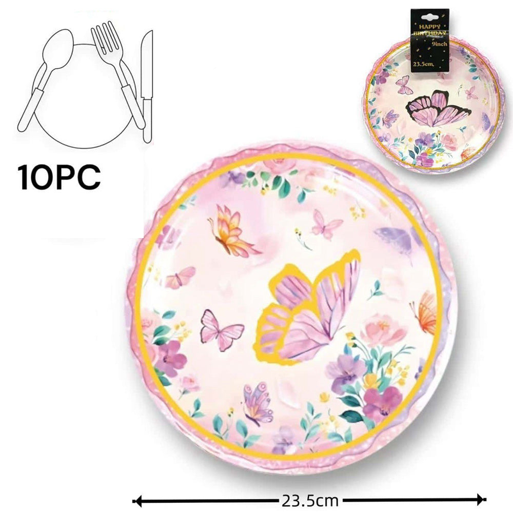 OEMΠιατάκια Party Πεταλούδα 23 Εκ - 10 Τμχpapell.gr