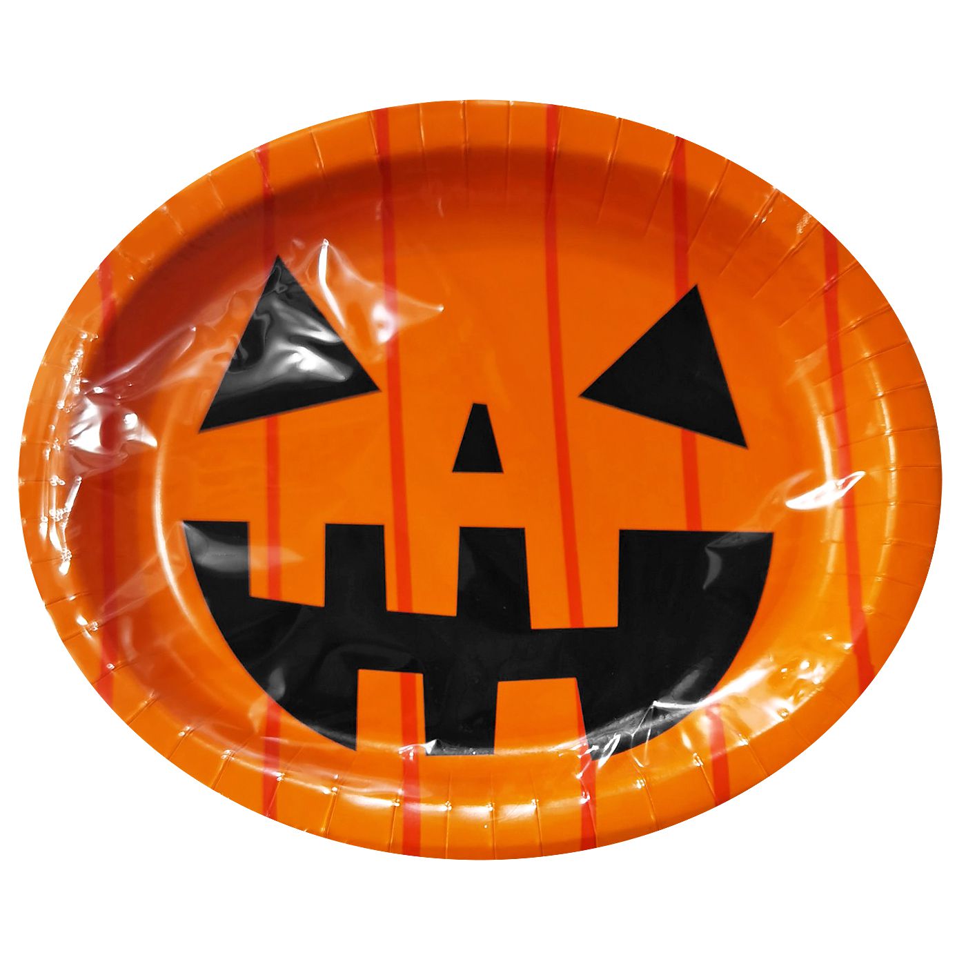 Πιατέλα Χάρτινη Halloween 30x25x4εκ Σετ 8 Τμχ
