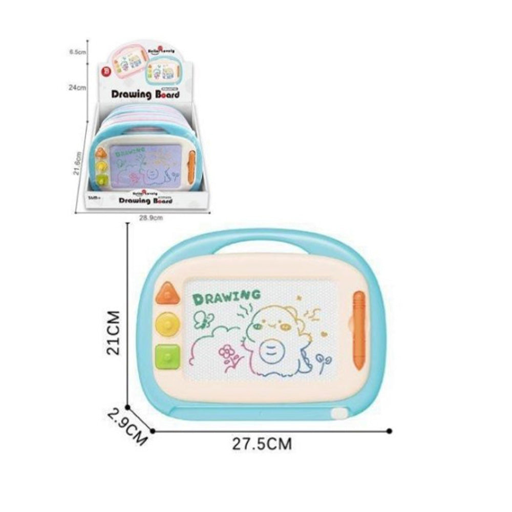 Πίνακας Γράψε-Σβήσε Οβάλ Με Χερούλι 28X21X9 Εκ 2 Χρώματα - 1 Τμχ