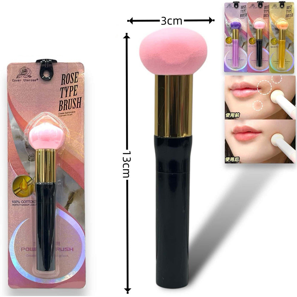 Πινέλο Μακιγιάζ Με Buffer 13x3 εκ 3 Χρώματα - 1 Τμχ