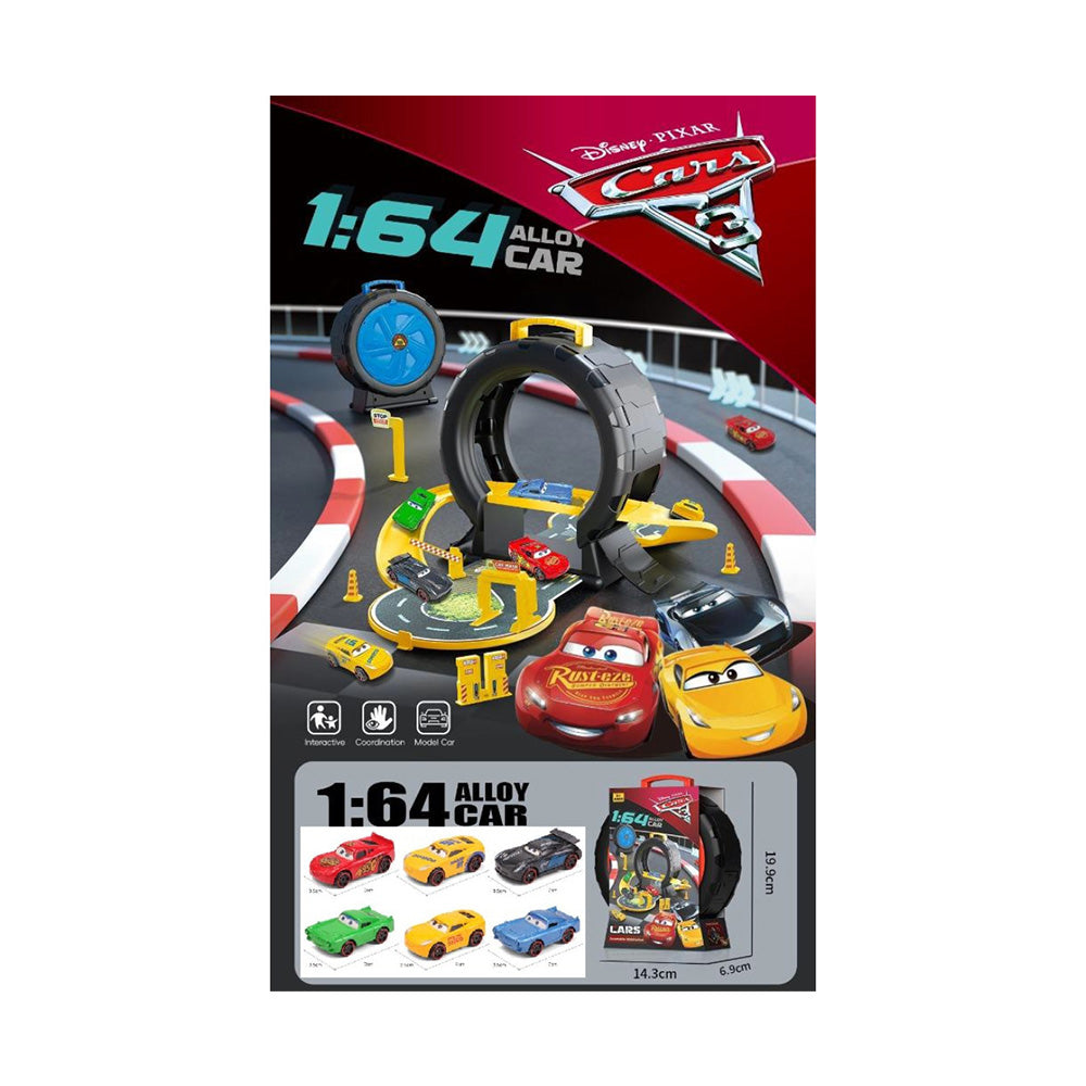 Πίστα Αυτοκινήτων Ρόδα Με Μεταλλικά Αυτοκινητάκια 1:64