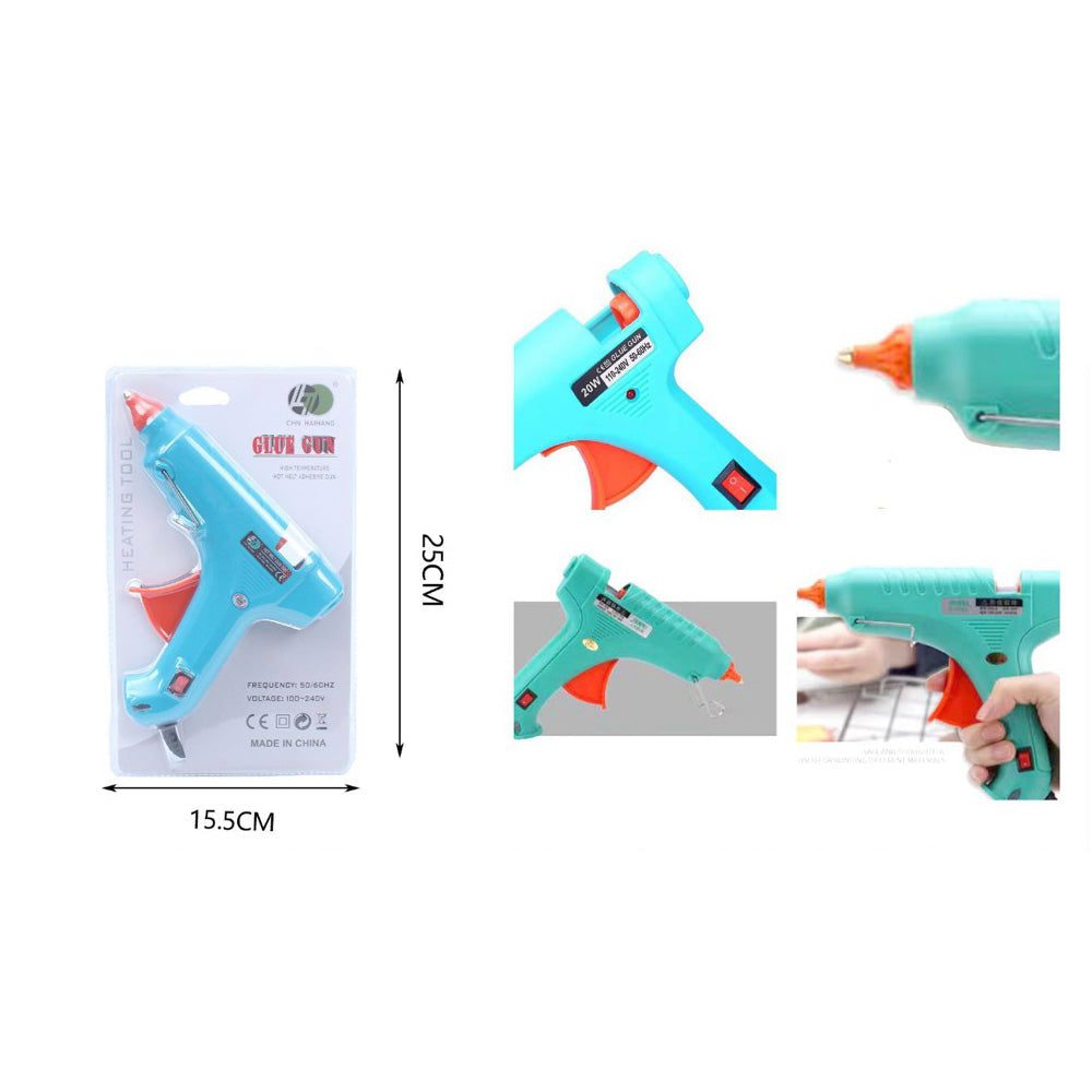 Πιστόλι Σιλικόνης Βεραμάν 60W σε Καρτέλα 25 x 15.5 εκ