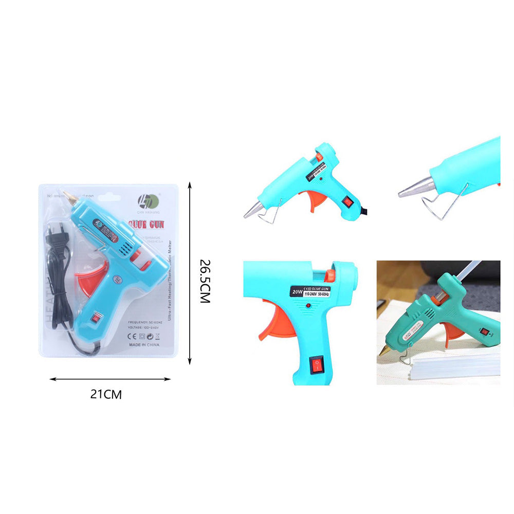 Πιστόλι Σιλικόνης Βεραμάν 100W σε Καρτέλα 26,5 x 21εκ