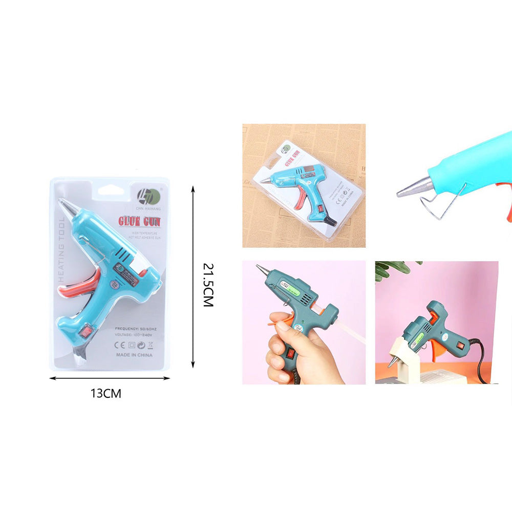 Πιστόλι Σιλικόνης Βεραμάν 20W σε Καρτέλα 21,5 x 13εκ