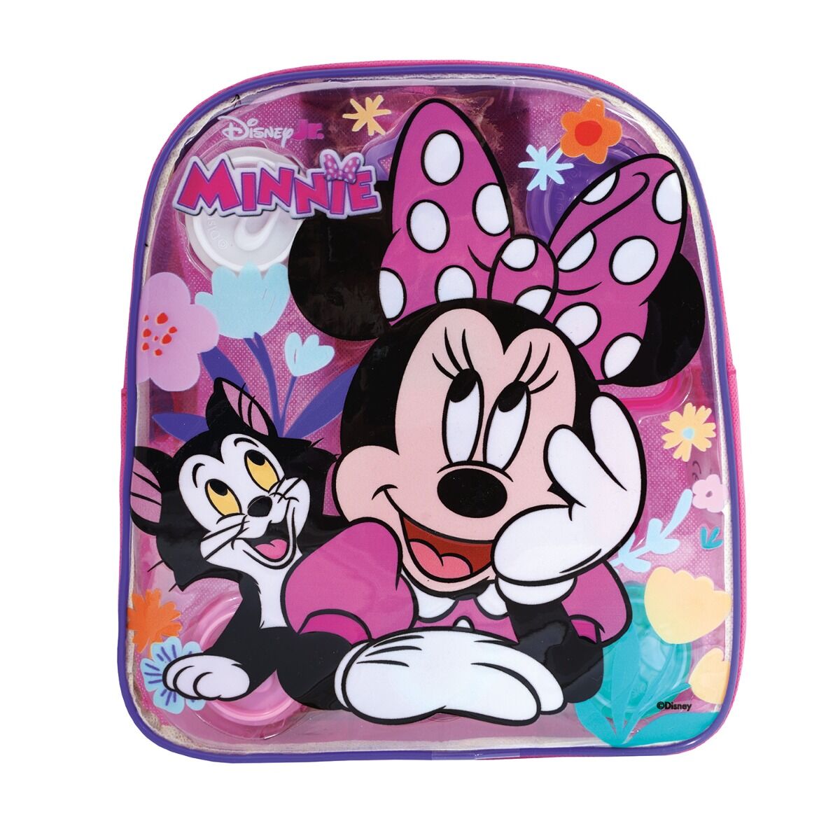AS Πλαστελίνη Disney Minnie Τσάντα Πλάτης Με 4 Βαζάκια Καπάκια Καλουπάκια & 5 Εργαλεία 200gr Για 3+ Χρονών