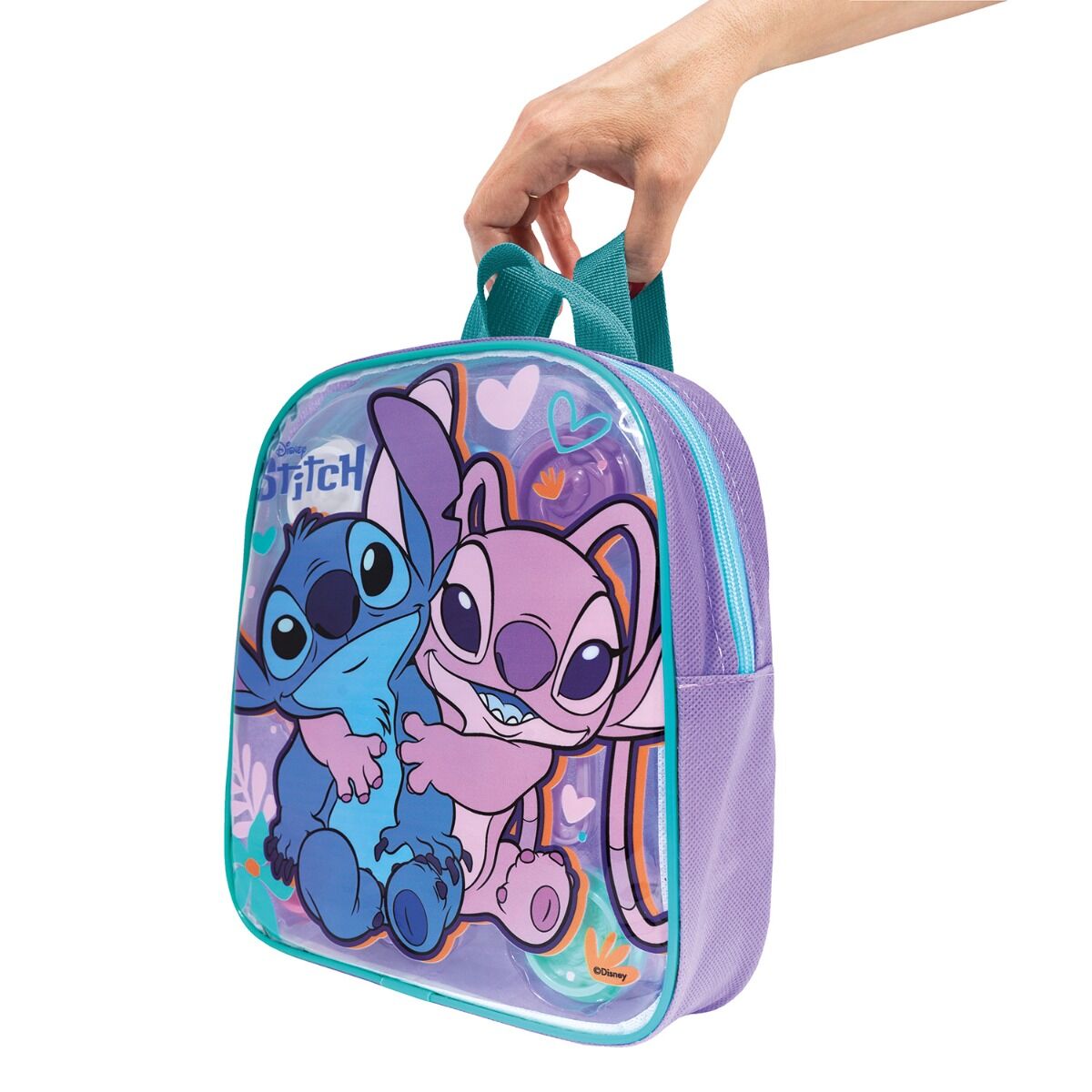 AS Πλαστελίνη Disney Stitch Τσάντα Πλάτης Με 4 Βαζάκια Καπάκια Καλουπάκια & 5 Εργαλεία 200gr Για 3+ Χρονών