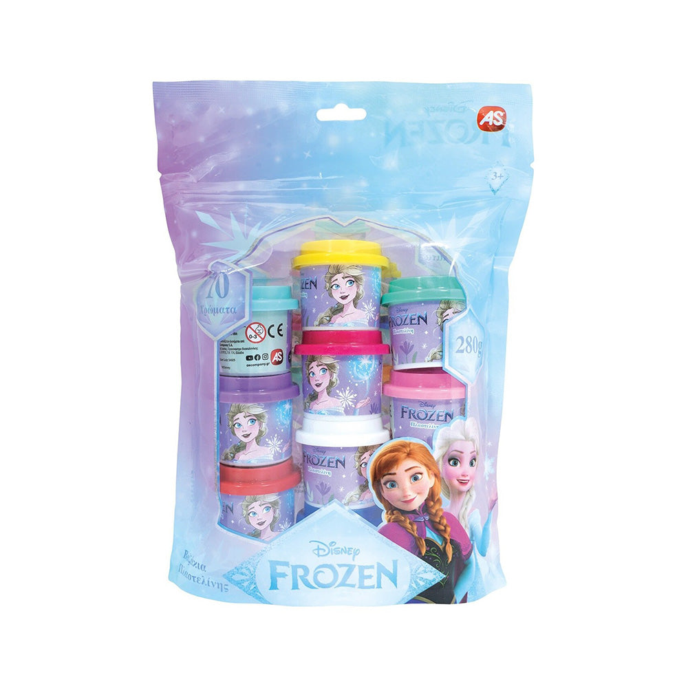 AS Πλαστελίνη Frozen Icy Adventure σε Σακουλάκι με 10 Βαζάκια