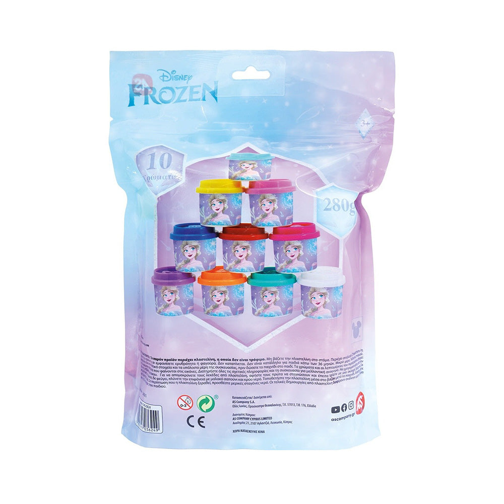 AS Πλαστελίνη Frozen Icy Adventure σε Σακουλάκι με 10 Βαζάκια