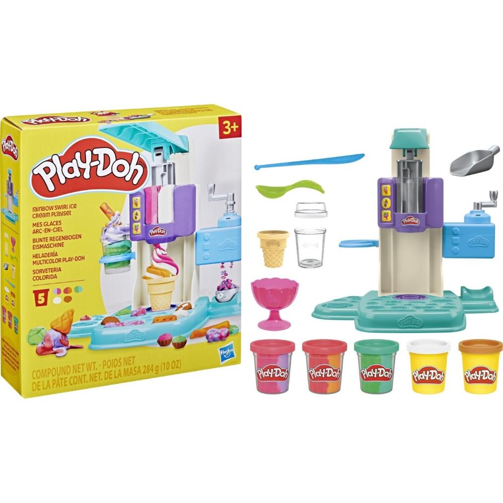 HasbroPlay-doh Rainbow Swirl Ice Cream Playsetpapell.gr