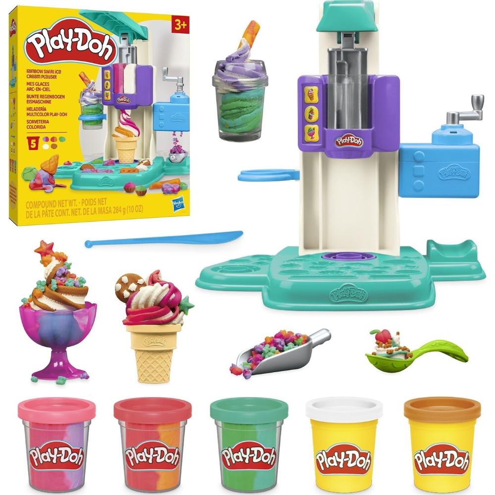 HasbroPlay-doh Rainbow Swirl Ice Cream Playsetpapell.gr