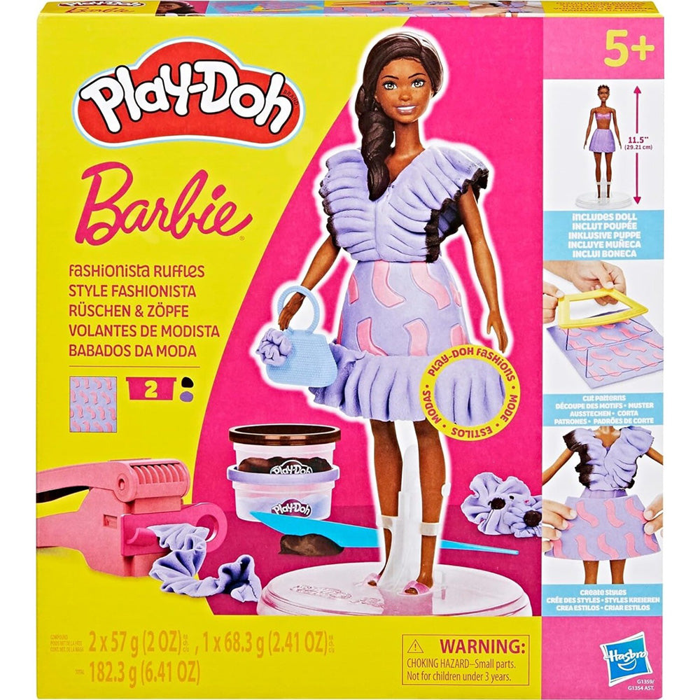 Hasbro Play-Doh Barbie Fashionista Ruffles Set