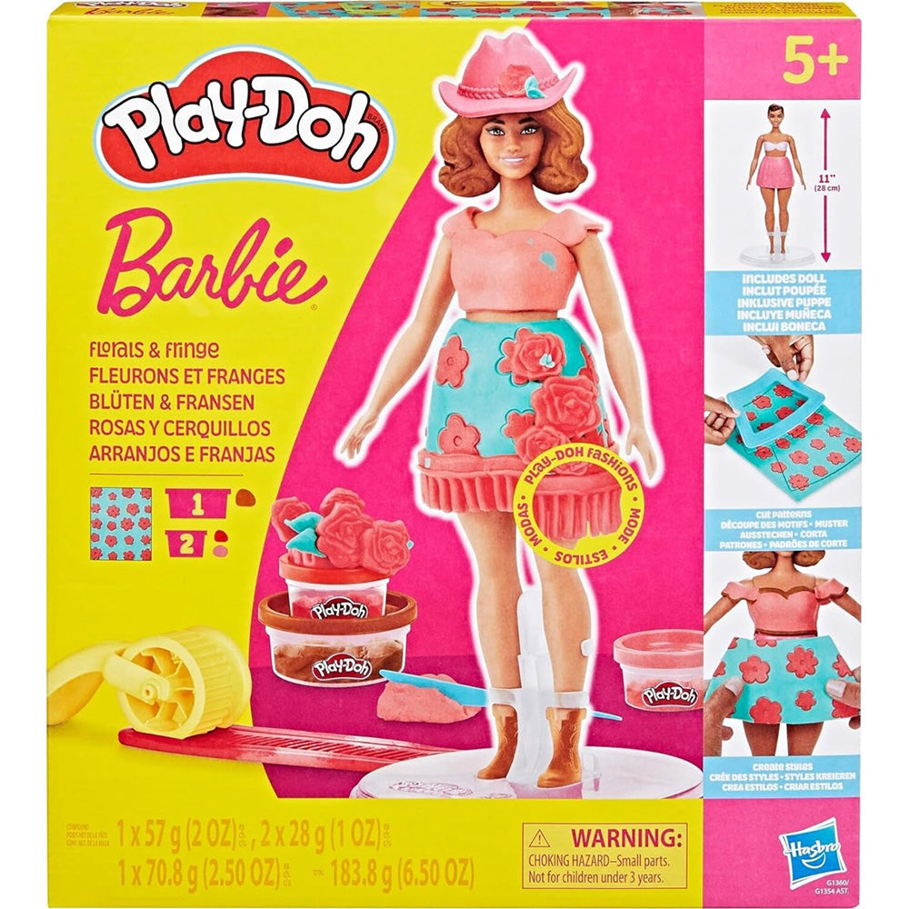 Hasbro Play-Doh Barbie Florals And Fringe Set