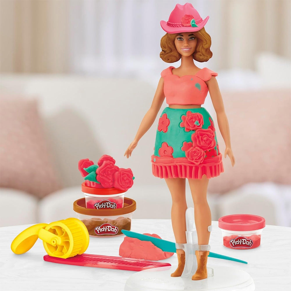 Hasbro Play-Doh Barbie Florals And Fringe Set