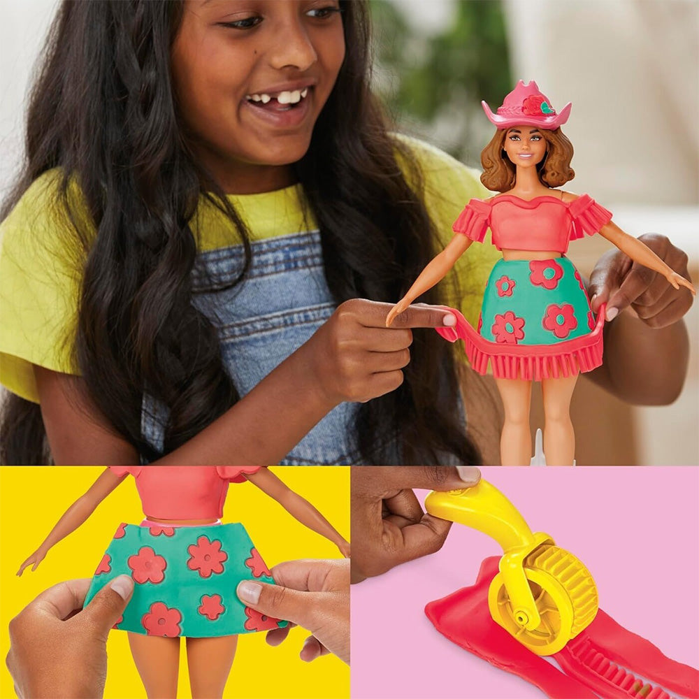 Hasbro Play-Doh Barbie Florals And Fringe Set