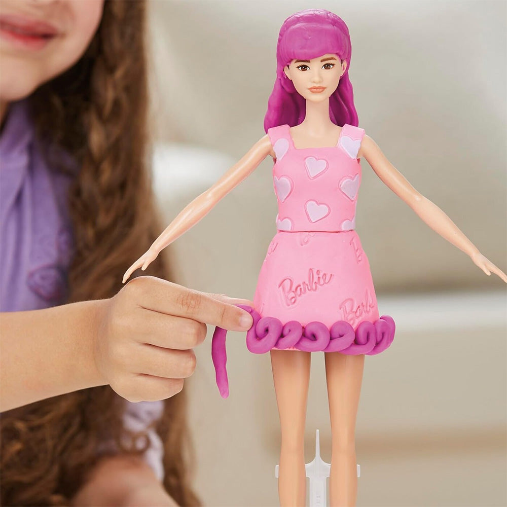 Hasbro Play-Doh Barbie Hearts And Hair Doll Set 