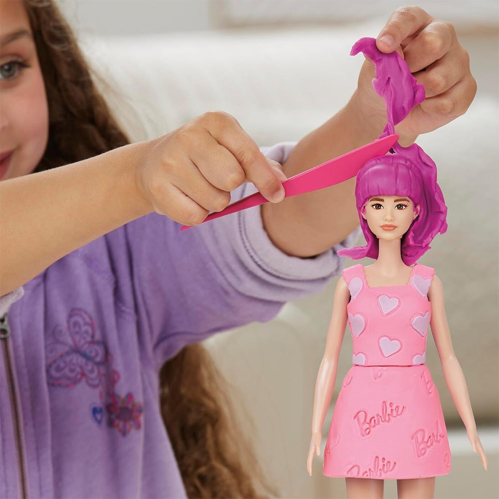 Hasbro Play-Doh Barbie Hearts And Hair Doll Set 