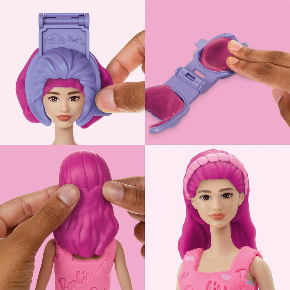 Hasbro Play-Doh Barbie Hearts And Hair Doll Set 