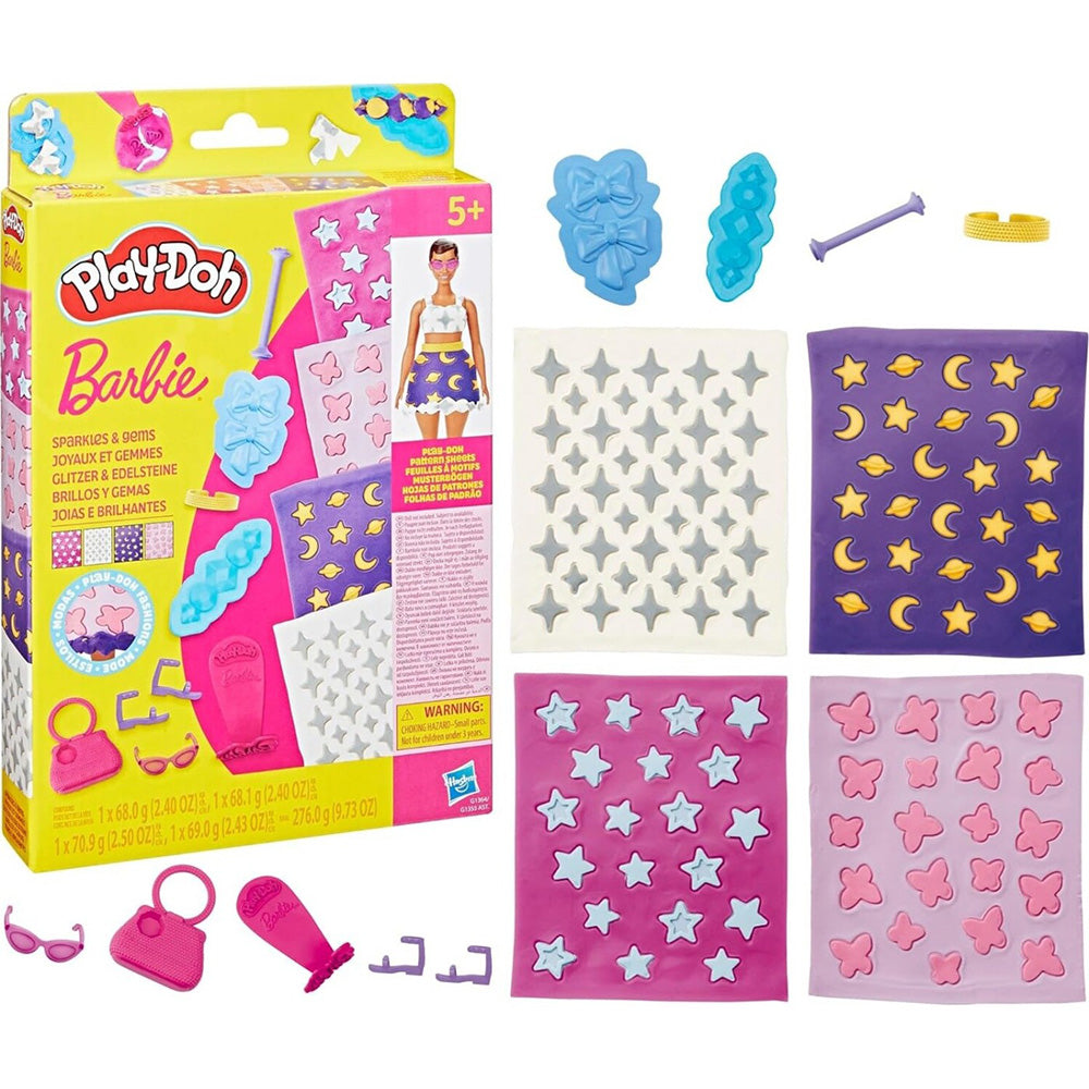 Hasbro Play-Doh Barbie Sparkles And Gems Accessory 