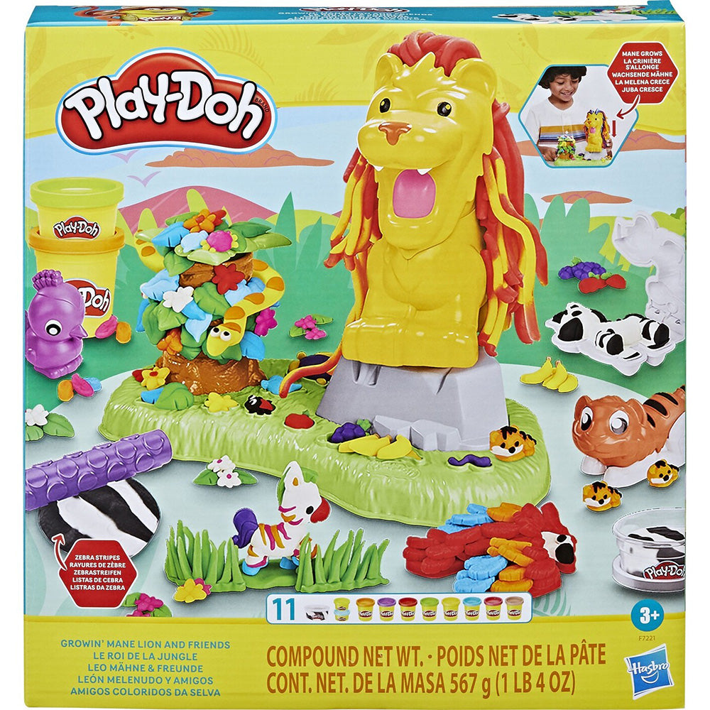 Hasbro Play-Doh Growin Mane And Friends Με 11 Βαζάκια Πλαστελίνη 